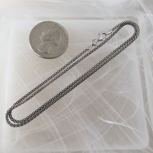 16” Sterling Silver Popcorn Chain for @joleegoya